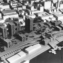 [Proposed Market Development, Pike Plaza Redevelopment Project. Architectural model.]